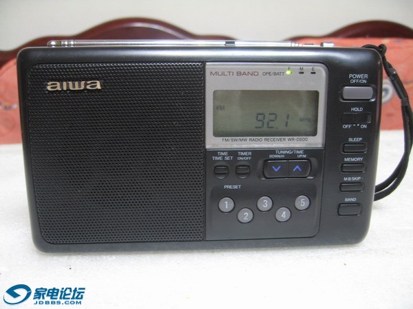 日本原装 爱华/aiwa wr-d500多波段数字立体声收音机