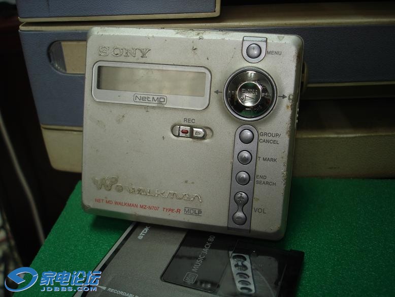 SONY N707 NET MD 传歌正常成色垃圾,最超值