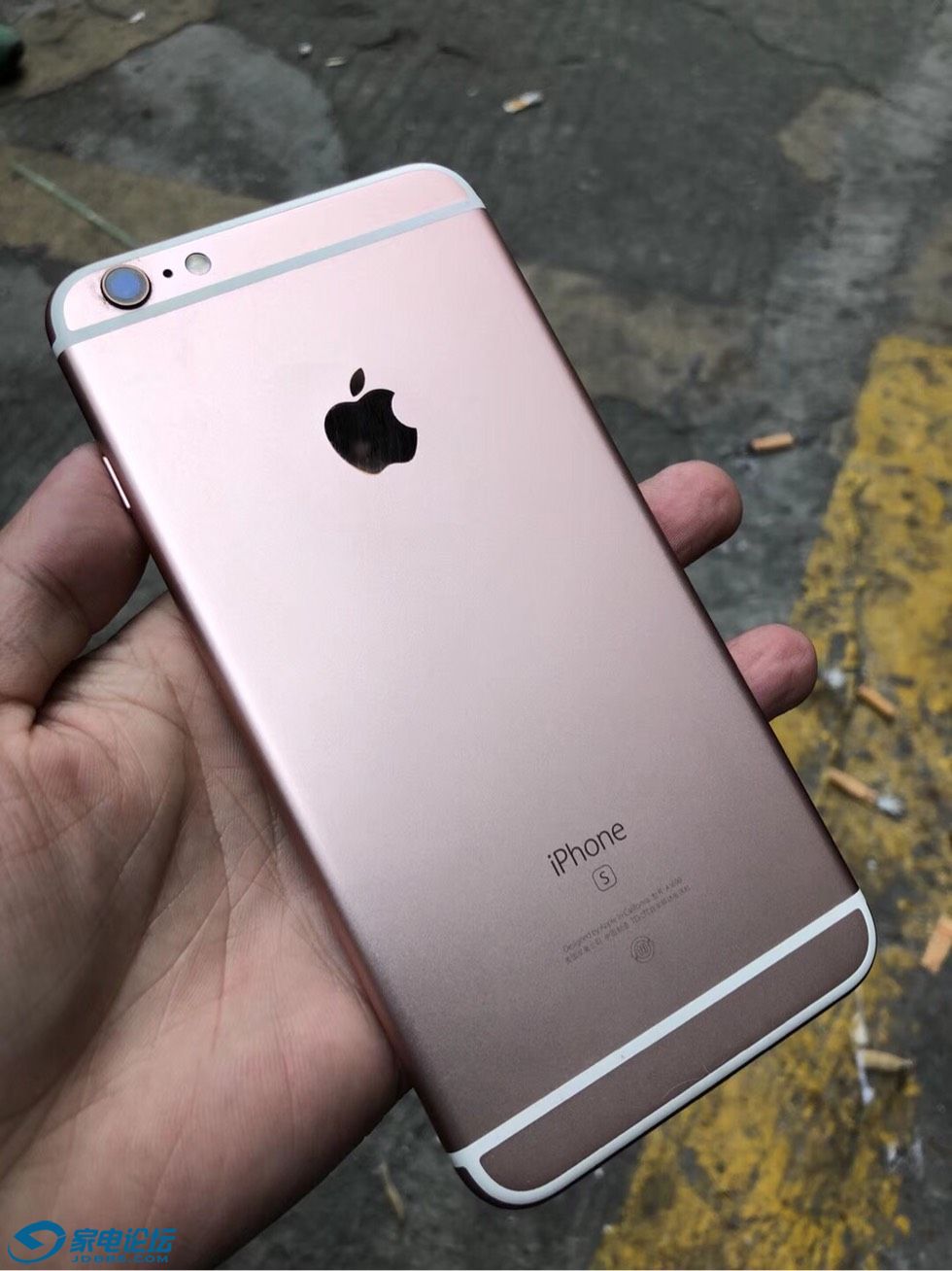 苹果6sp 粉色全网 128g 国行过保 成色美丽