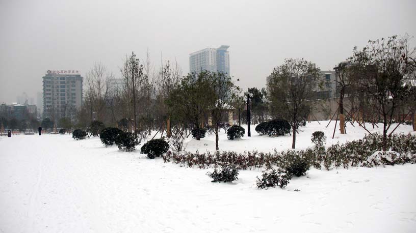 外面大雪纷飞寒冷刺骨,我dei"烧"心温暖依旧(武汉组图)