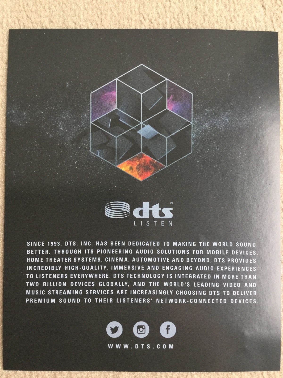 dts demo disk