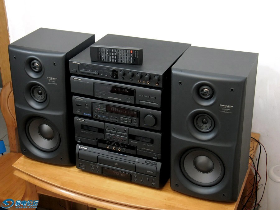 日产先锋dcj221组合音响四分体含专业ok混响器j90有遥控