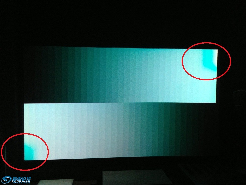 投影仪颜色偏蓝边角偏红请教原因