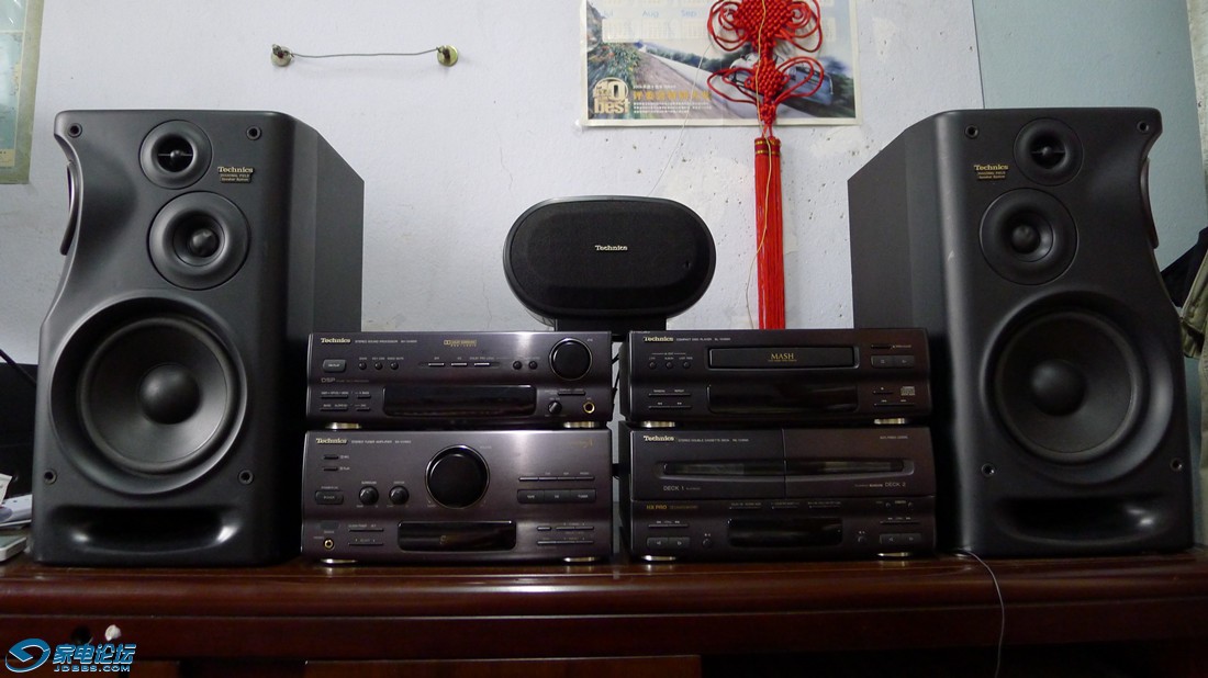 松下ch系列曾经的顶级款,ch950 带有罕见的有源中置音箱_≡ 家电交易