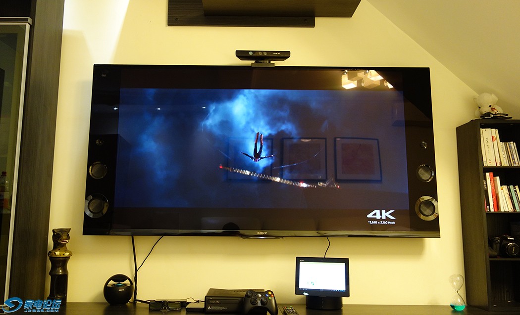 是不是第一台零售版索尼65x9000b屏摄分享