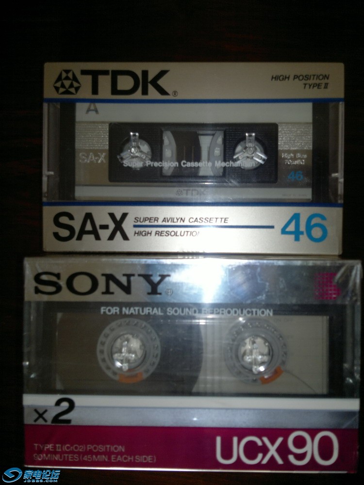 ��Ʒ��1��TDK SA-X46�֡�2��SONY UCX90�ֺϼ�3��ȫ��δ���հ״Ŵ�