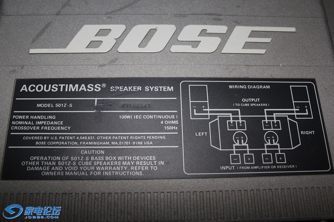 bose501音箱内部图片