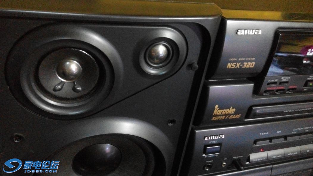 好成色日本(爱华)aiwa 组合主机 带原装遥控器