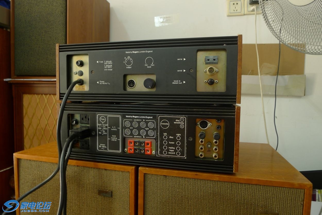 70年代乐爵士rogersa75古董功放纯fm收音