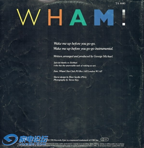 45 Wham - Wake me up before you go-go Album back 1.jpg