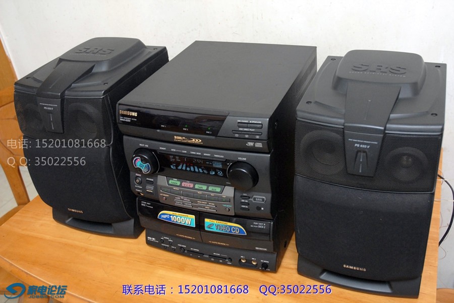 三星max-633v 组合音响 电脑音箱 功能全好成色极新