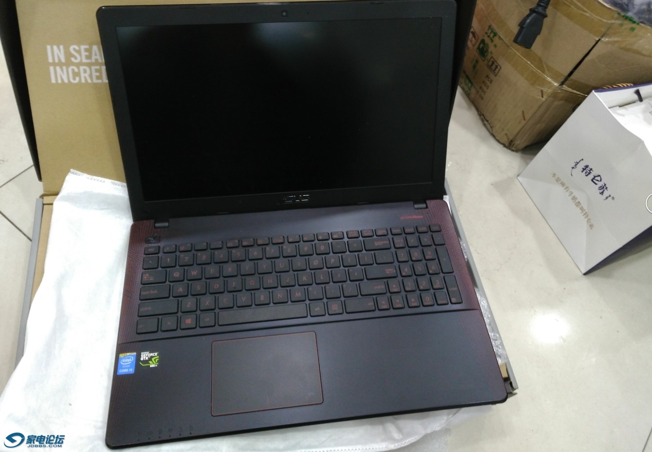 华硕飞行堡垒fx50j i5-4200h 4g 120g ssd 7200转500g gtx950m 2g独显