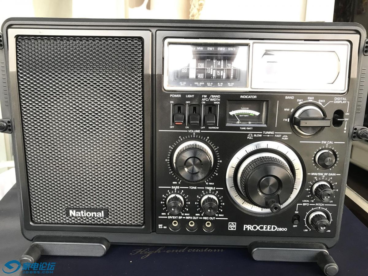 出难得成色的原装日本乐声national proceed 2800收音机