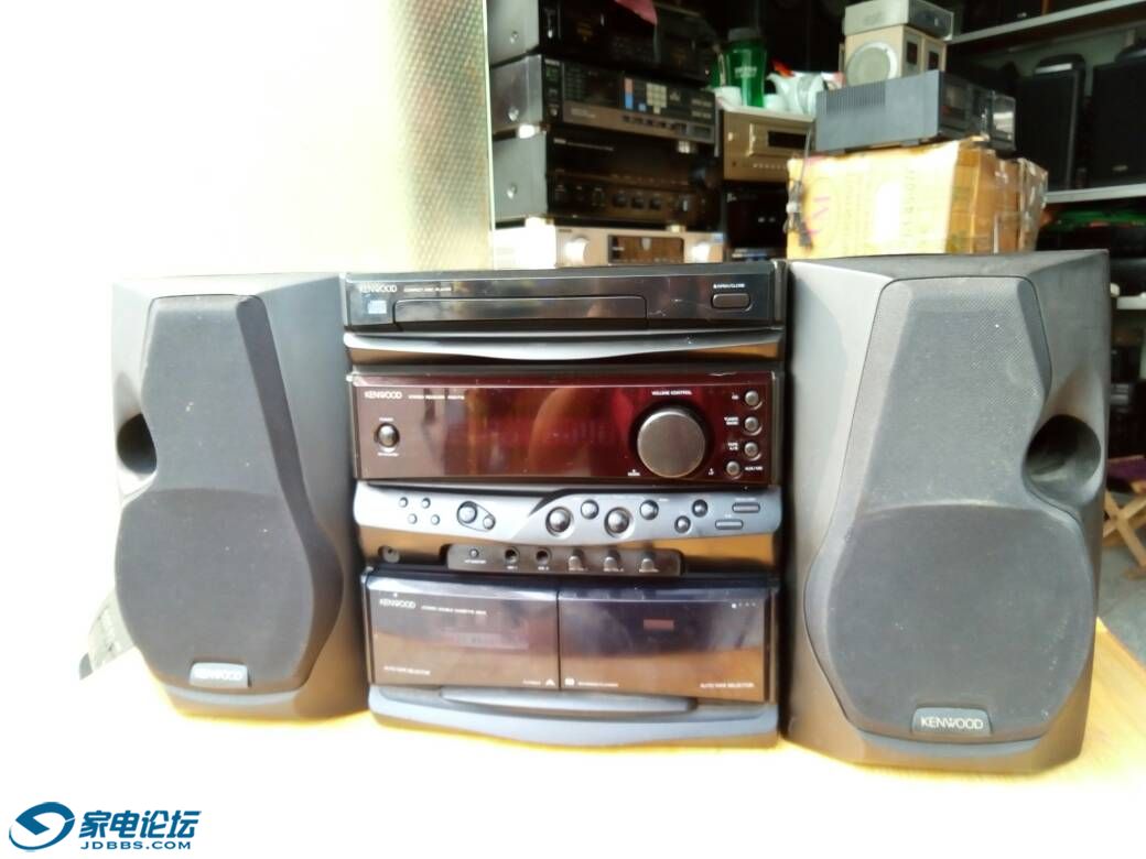 出一套健伍迷你黑金刚组合音响