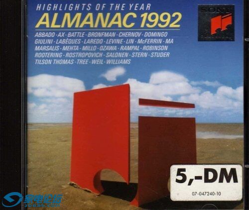 Various Artists - Almanac 1992.jpg