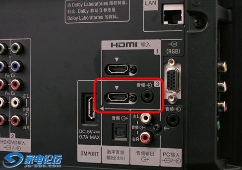 sony电视 hdmi3 没有声音