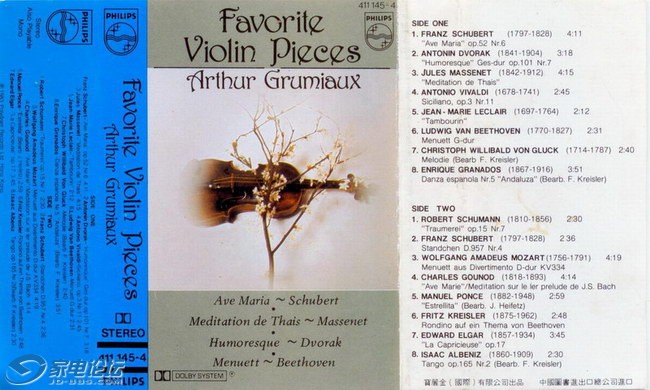 Arthur Grumiaux_Favorite Violin Pieces_front.JPG