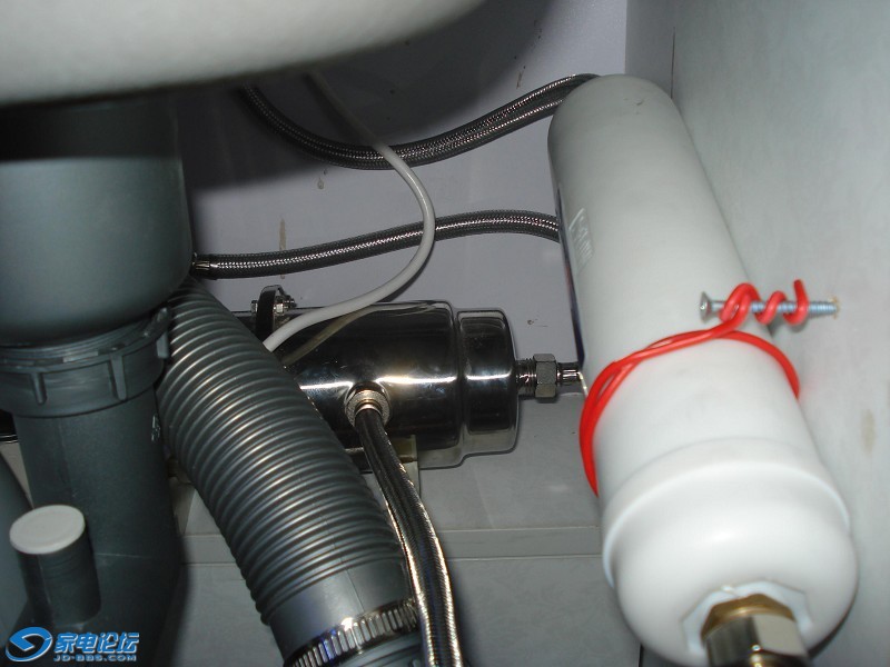 网购立升净水器安装完毕~~照片在23l