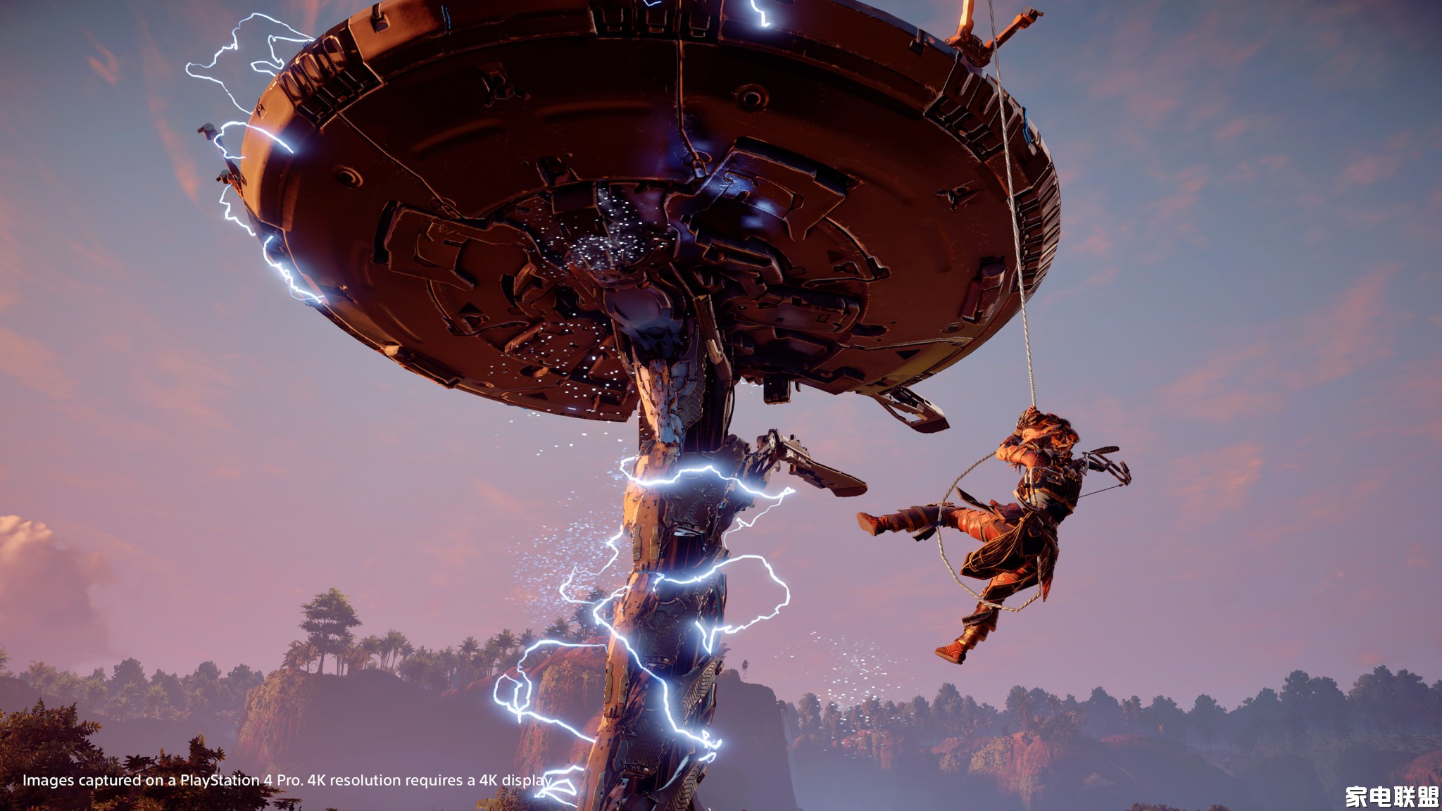 《地平线:黎明时分》ps4 pro游戏截图 4k画质果然很赞